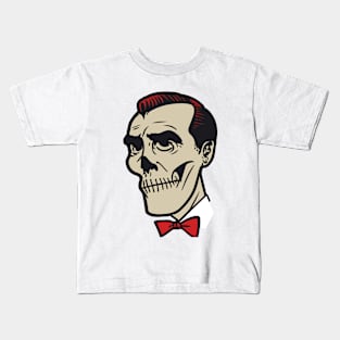 Skull Guy Rockabilly 1950 Vintage Kids T-Shirt